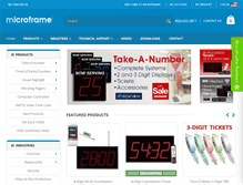 Tablet Screenshot of microframecorp.com
